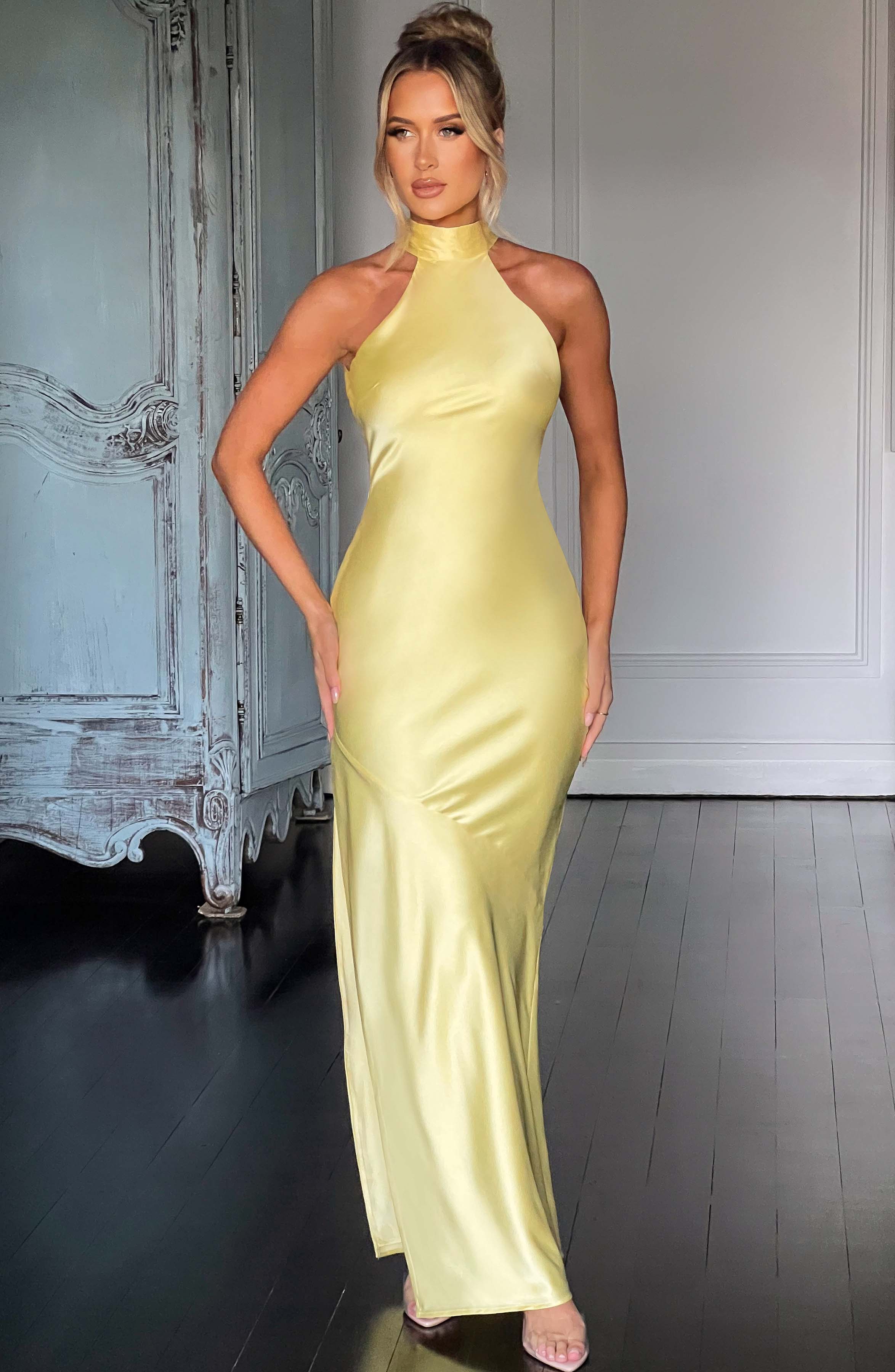 Rosalie Maxi Dress - Lemon