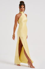 Rosalie Maxi Dress - Lemon