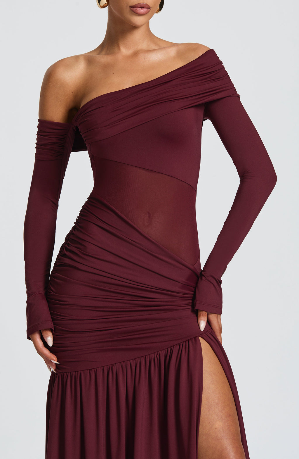 Vera Maxi Dress - Cherry Lacquer