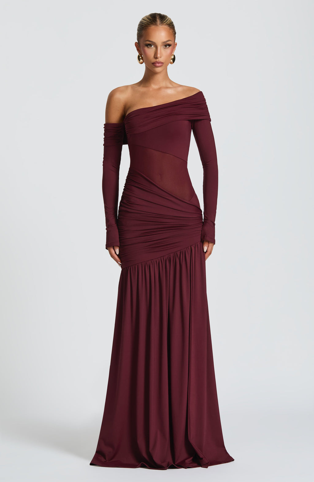 Vera Maxi Dress - Cherry Lacquer