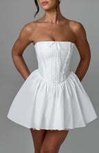 Lisa Mini Dress - Ivory