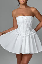 Lisa Mini Dress - Ivory