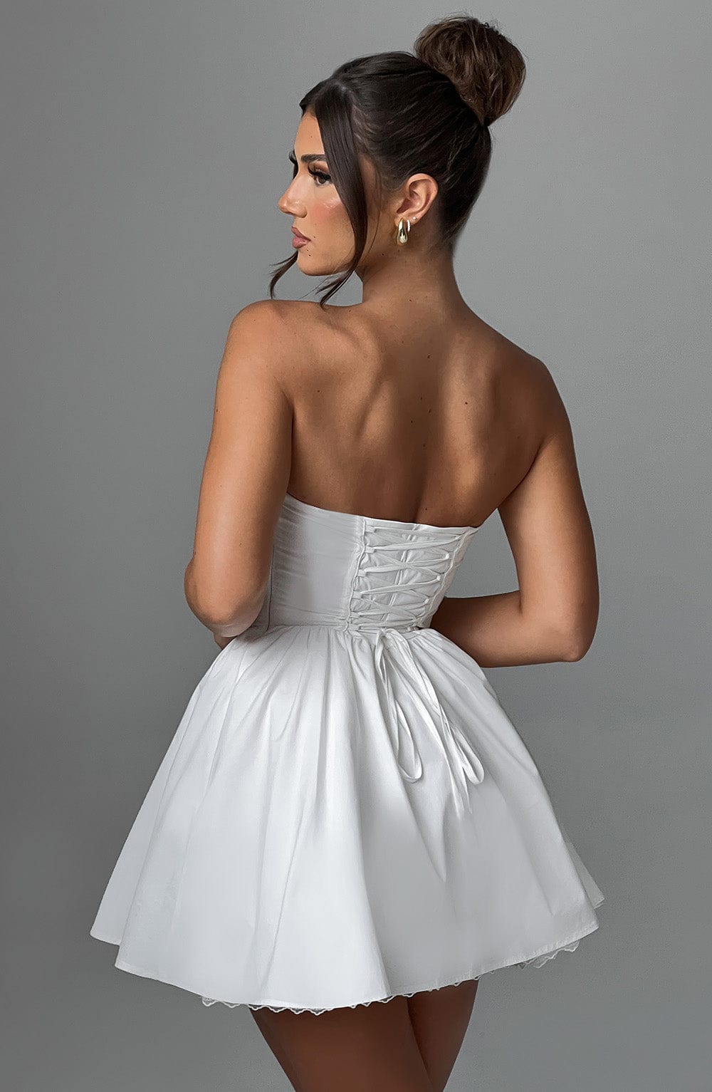 Lisa Mini Dress - Ivory