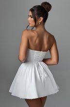 Lisa Mini Dress - Ivory