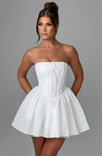 Lisa Mini Dress - Ivory
