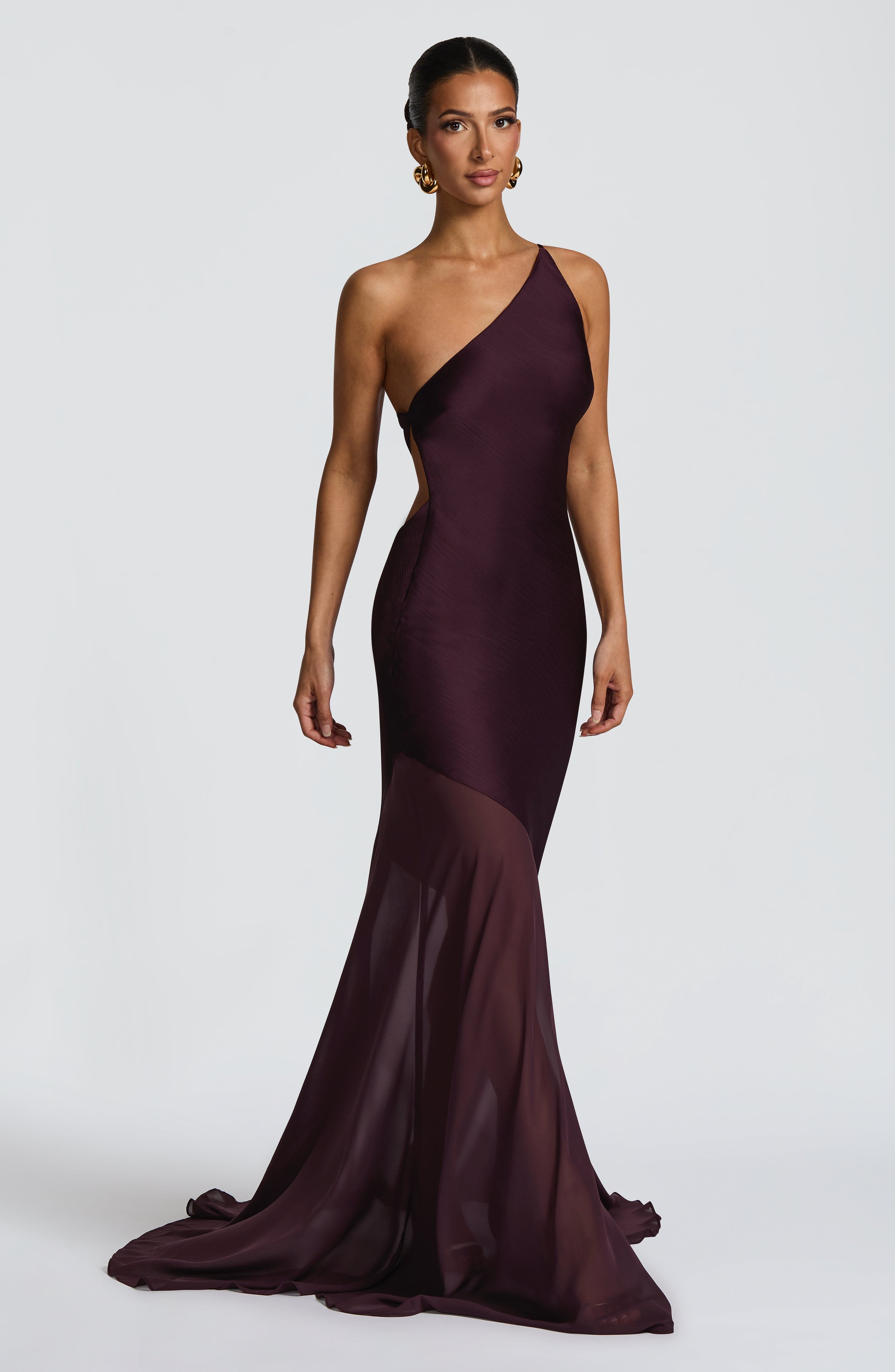 Celeste Gown - Plum