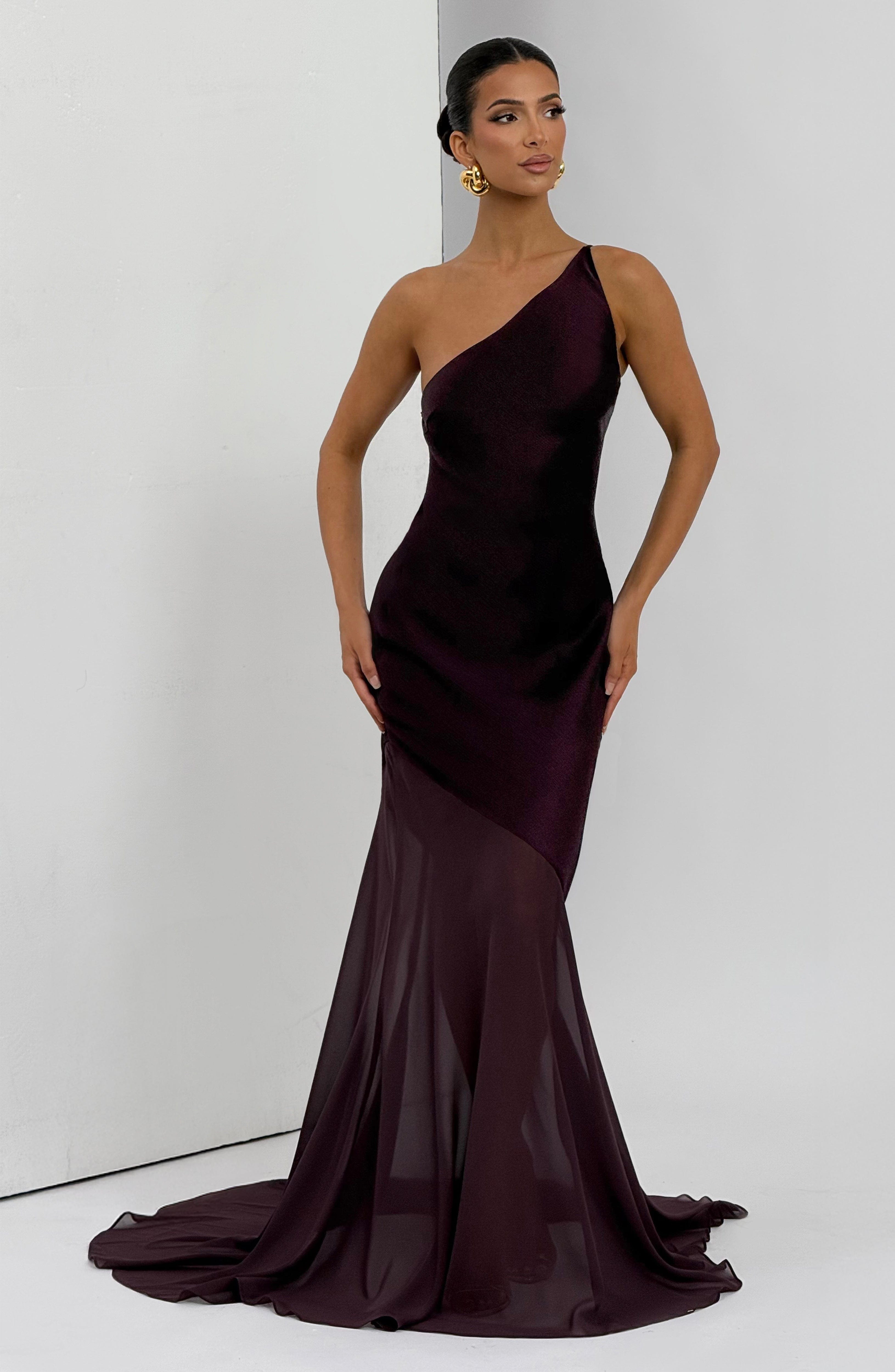 Celeste Gown - Plum