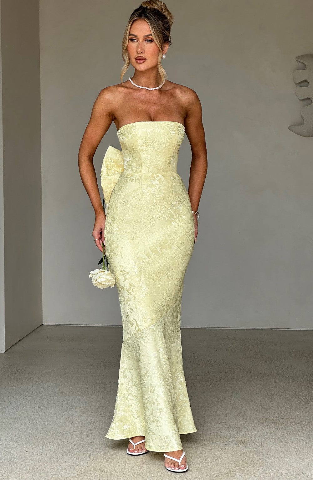 Joelle Maxi Dress - Lemon