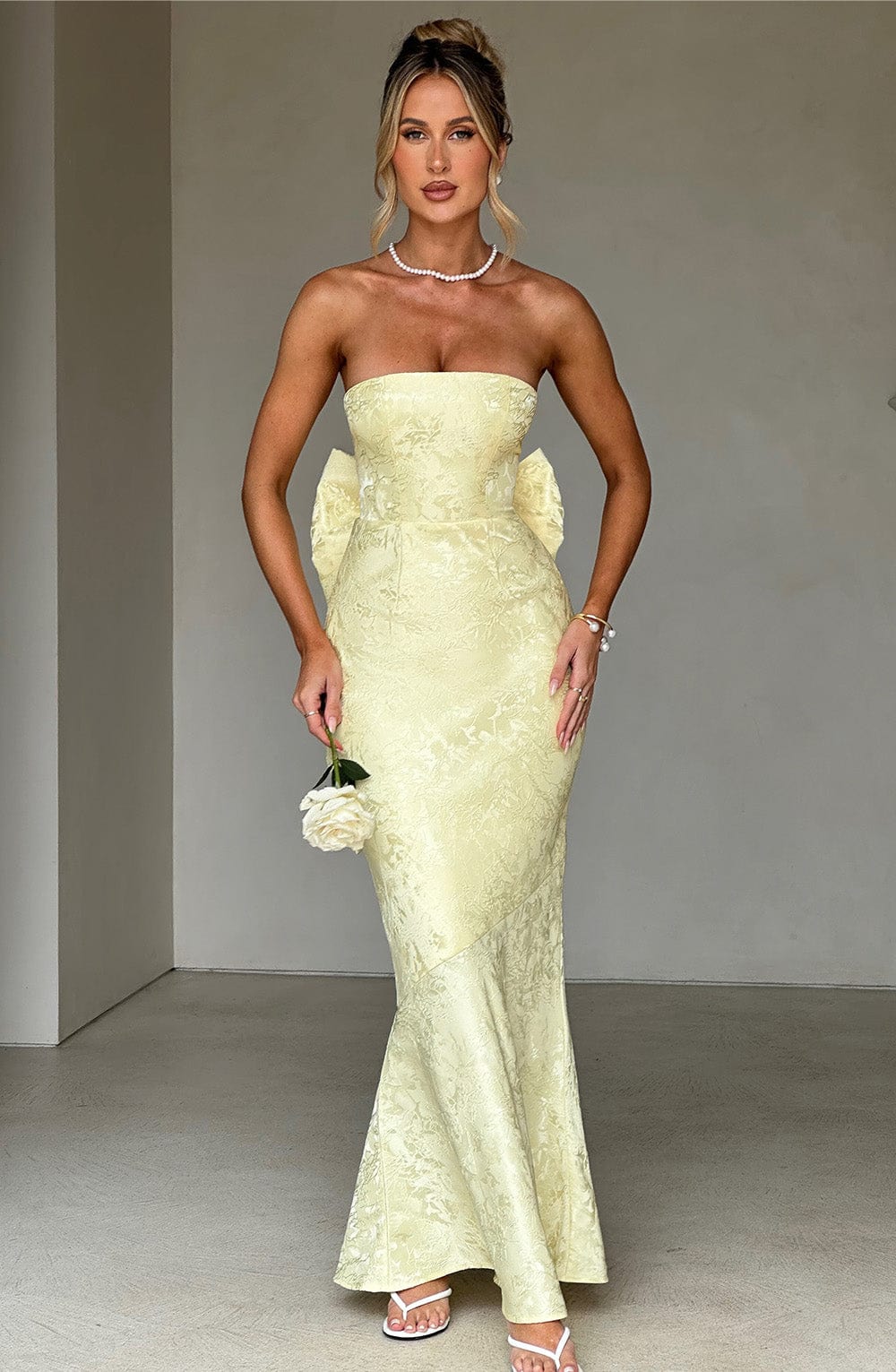 Joelle Maxi Dress - Lemon