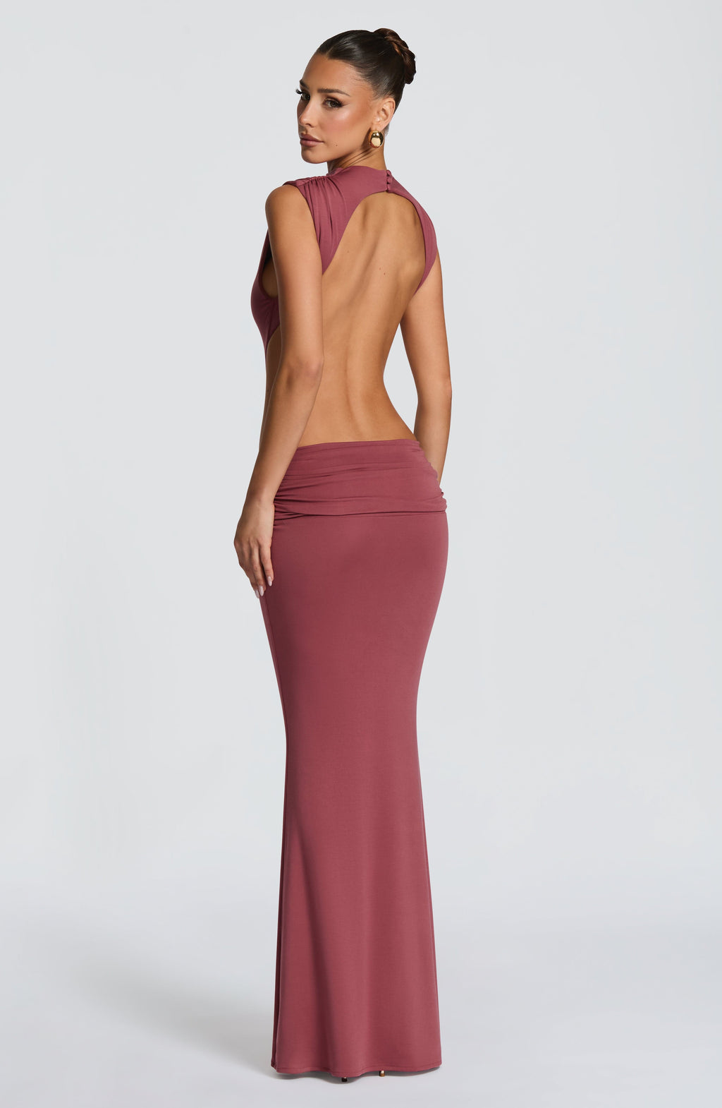 Elsa Maxi Dress - Rose Brown