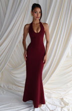 Brenda Maxi Dress - Cherry Lacquer
