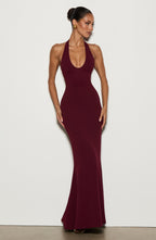 Brenda Maxi Dress - Cherry Lacquer
