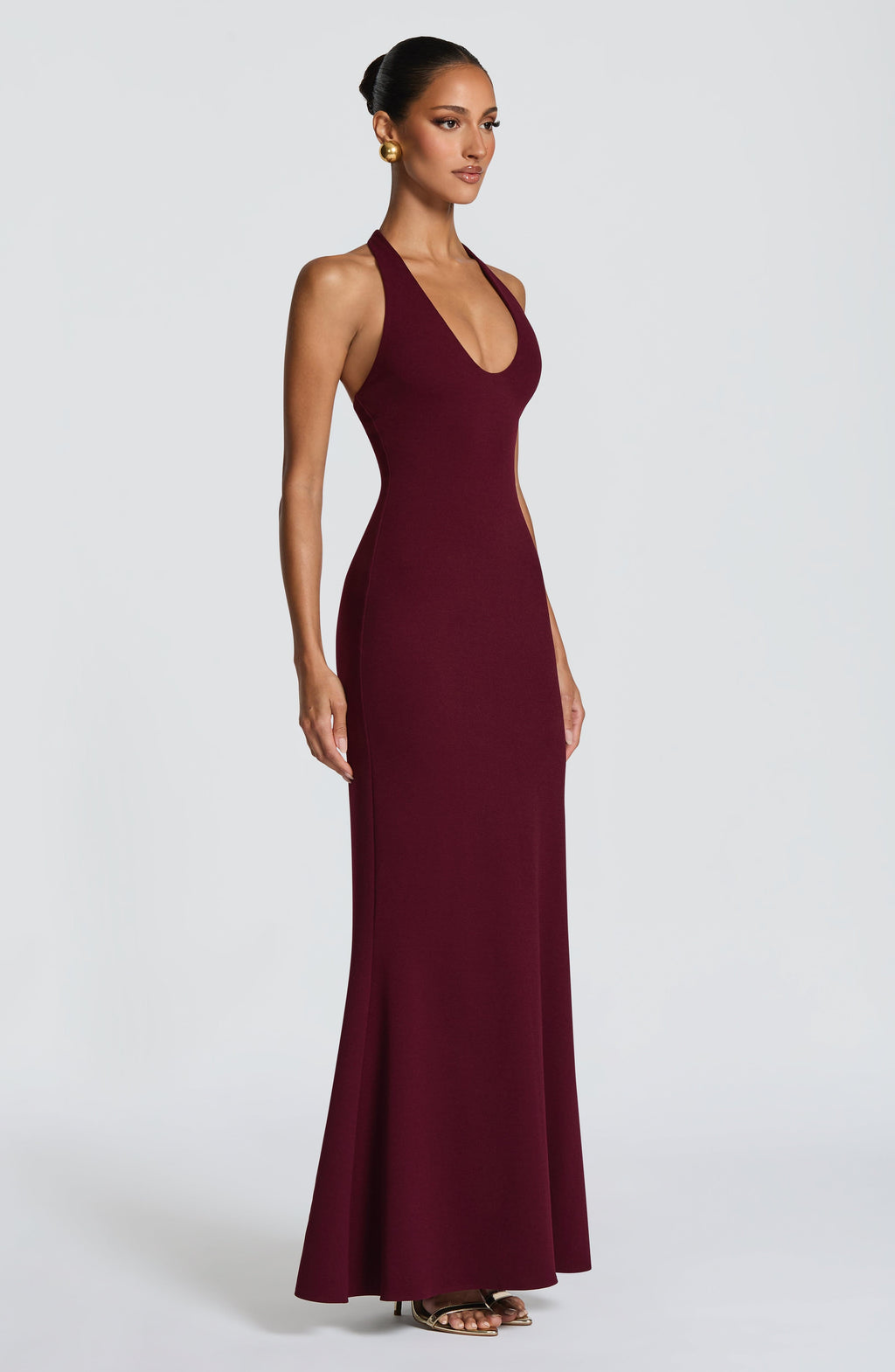 Brenda Maxi Dress - Cherry Lacquer