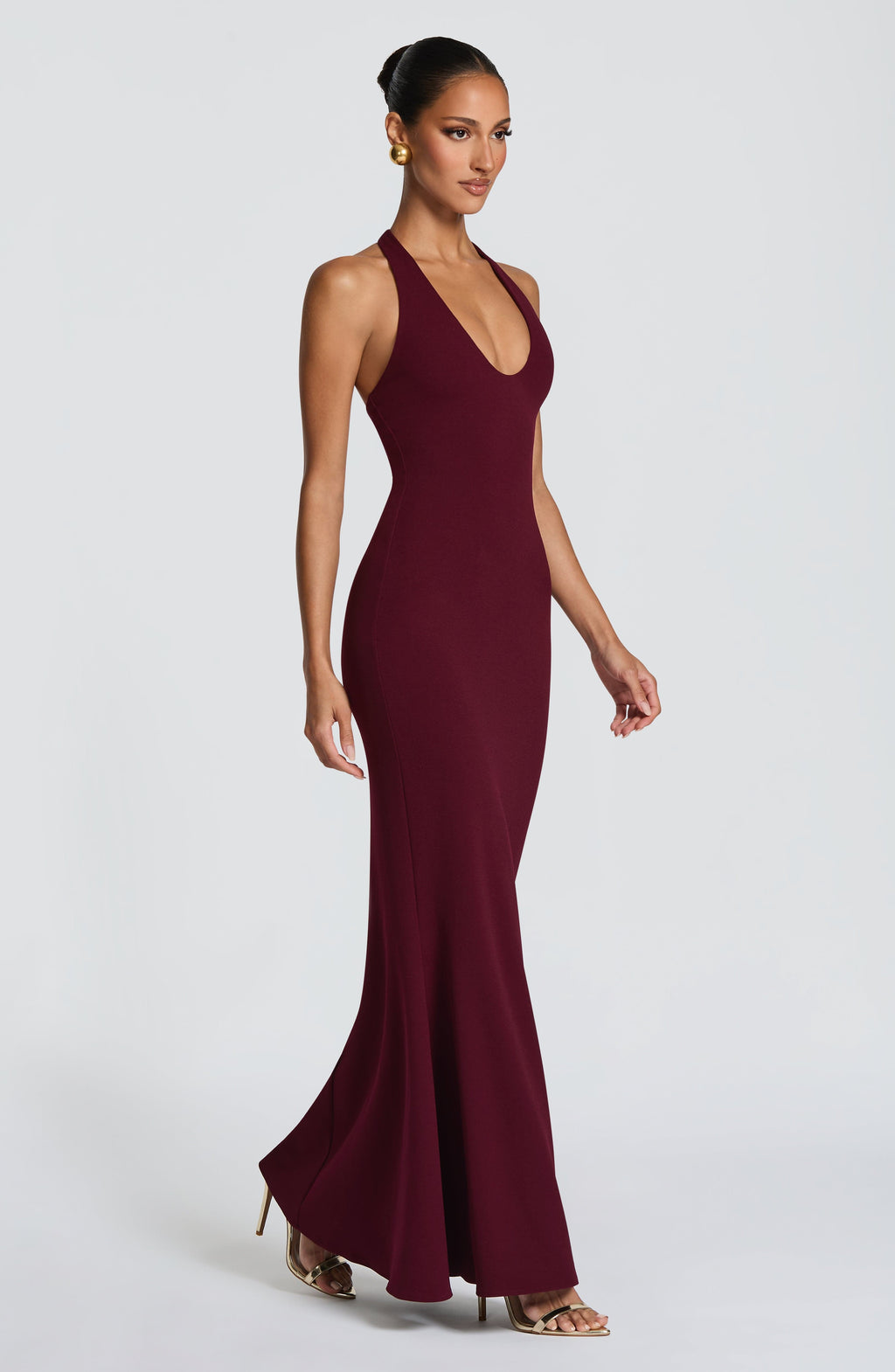 Brenda Maxi Dress - Cherry Lacquer
