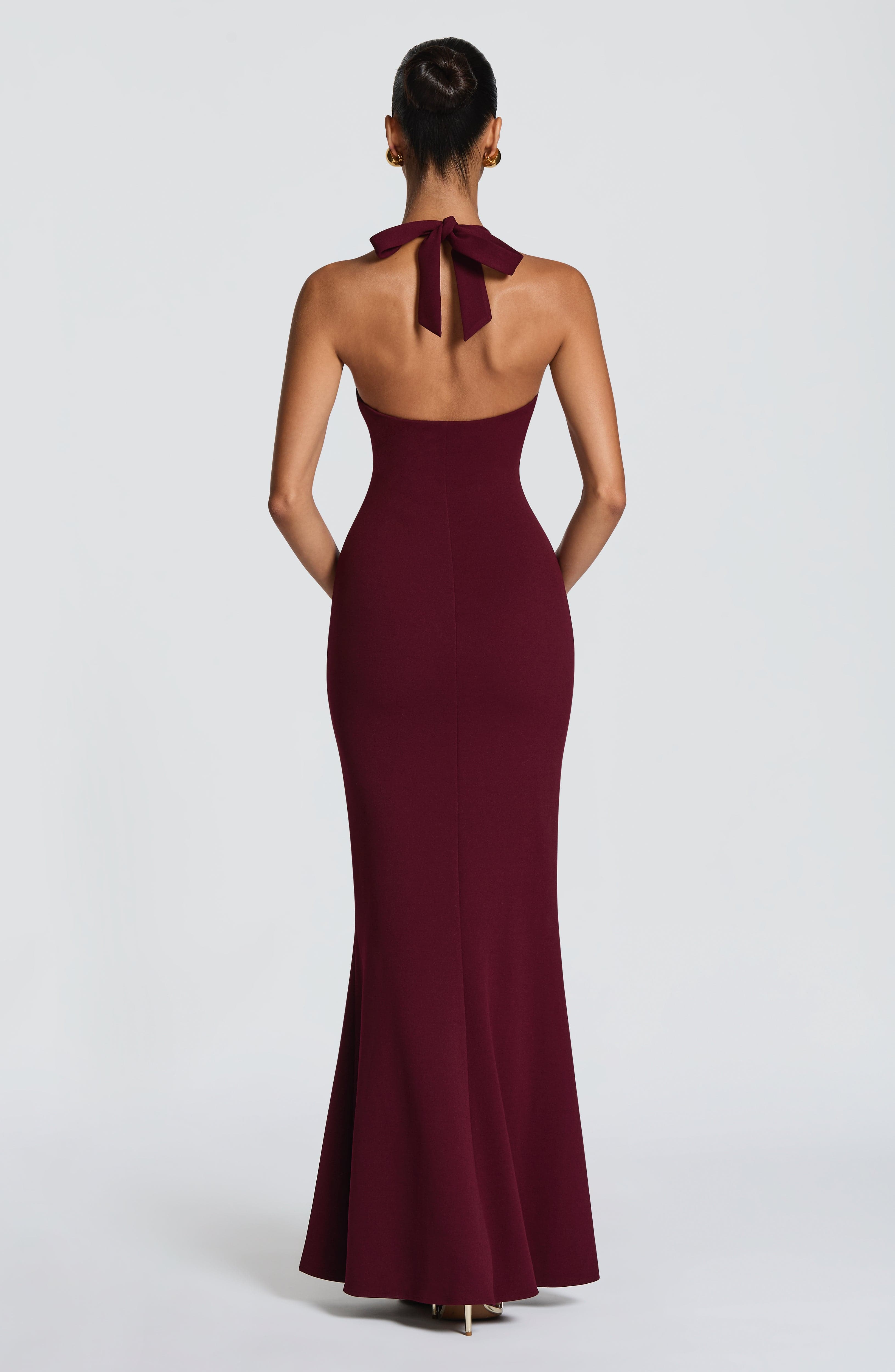 Brenda Maxi Dress - Cherry Lacquer