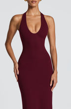 Brenda Maxi Dress - Cherry Lacquer