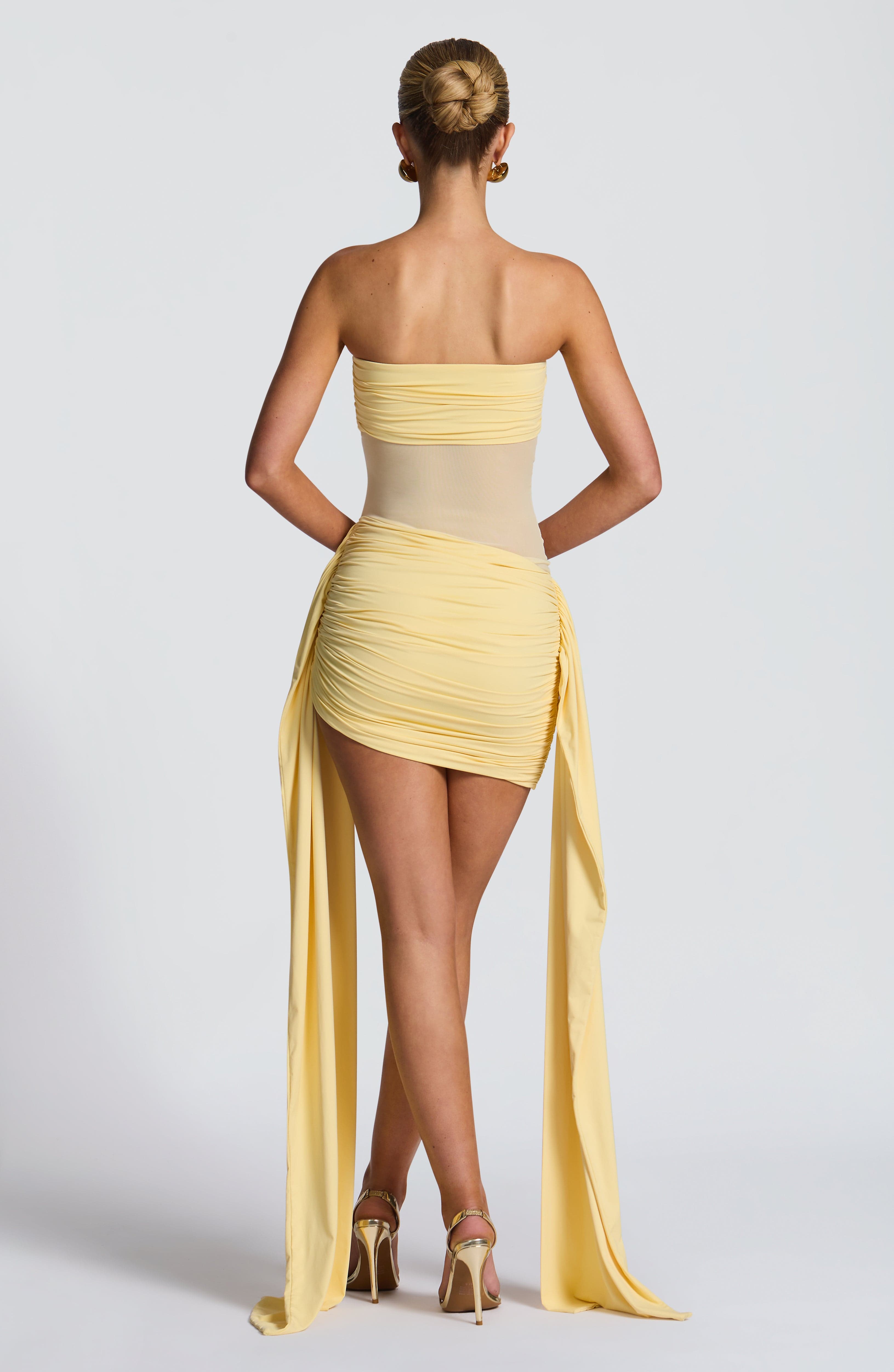 Charlotte Mini Dress - Lemon