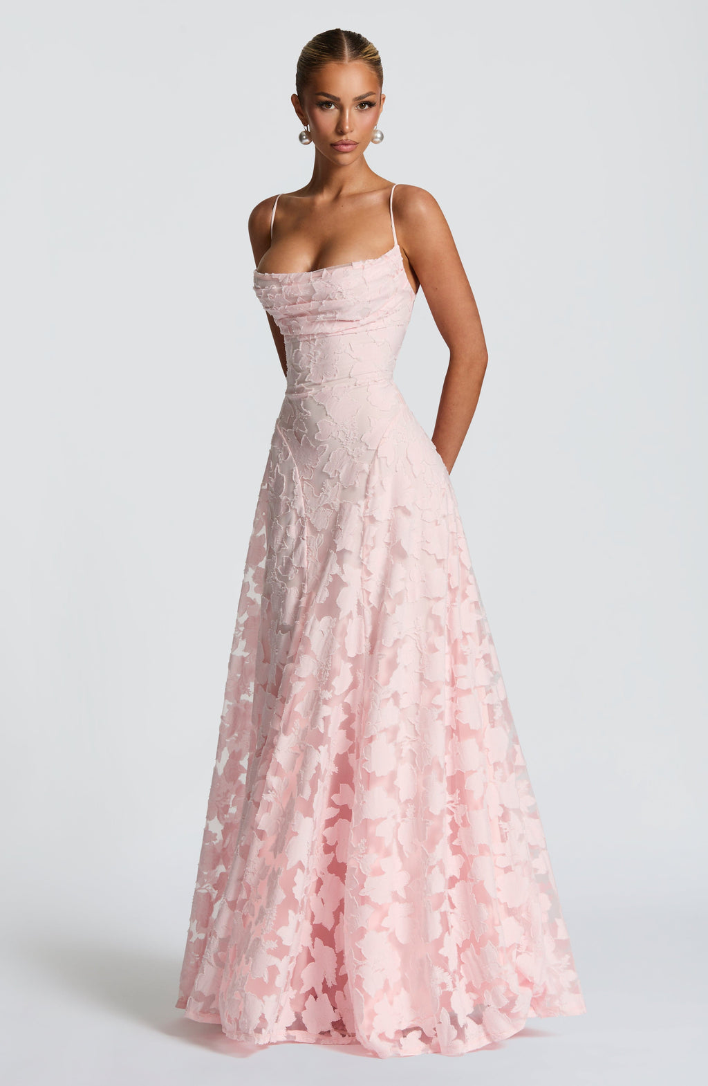 Rebekah Maxi Dress - Blush