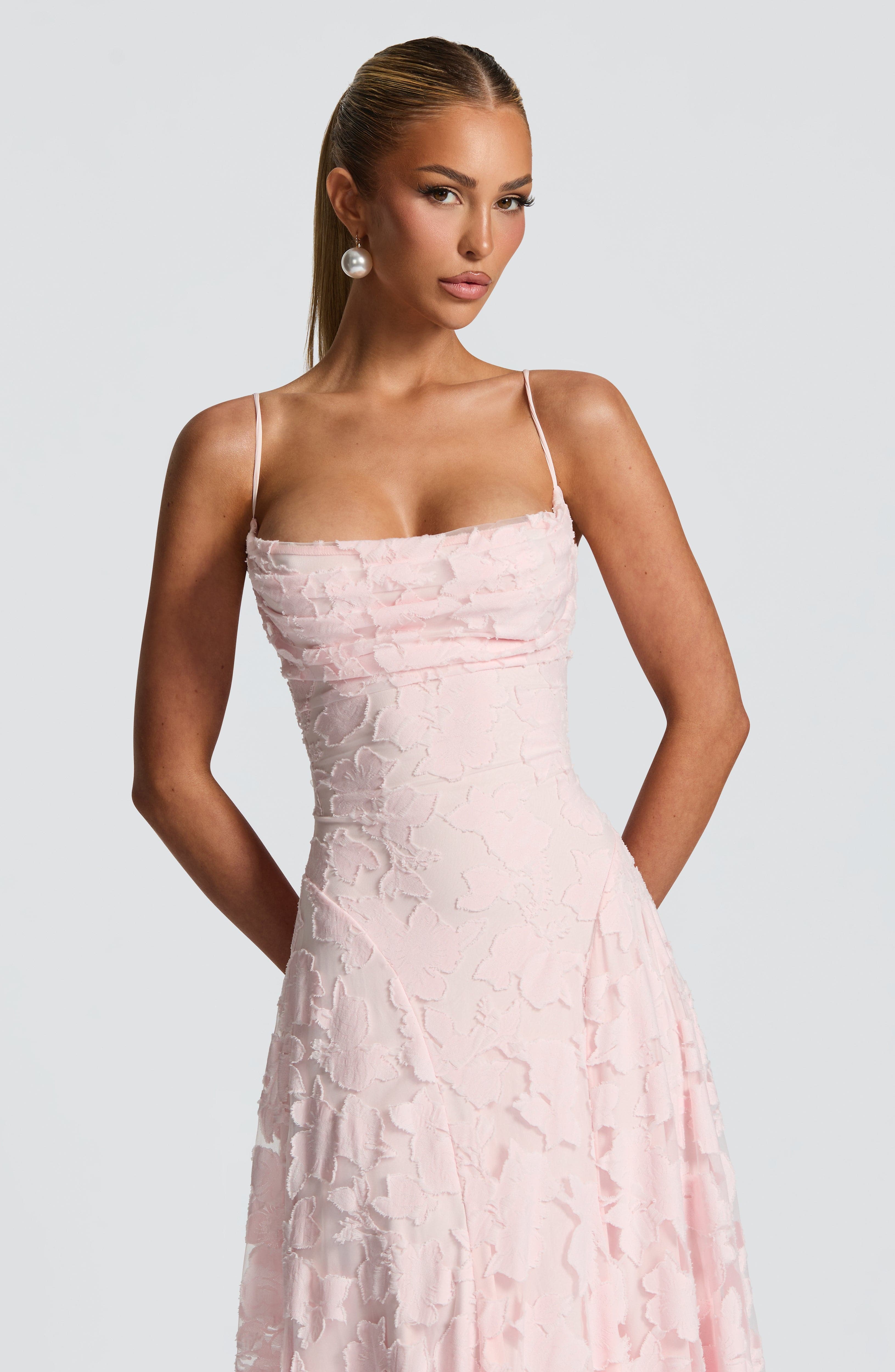 Rebekah Maxi Dress - Blush