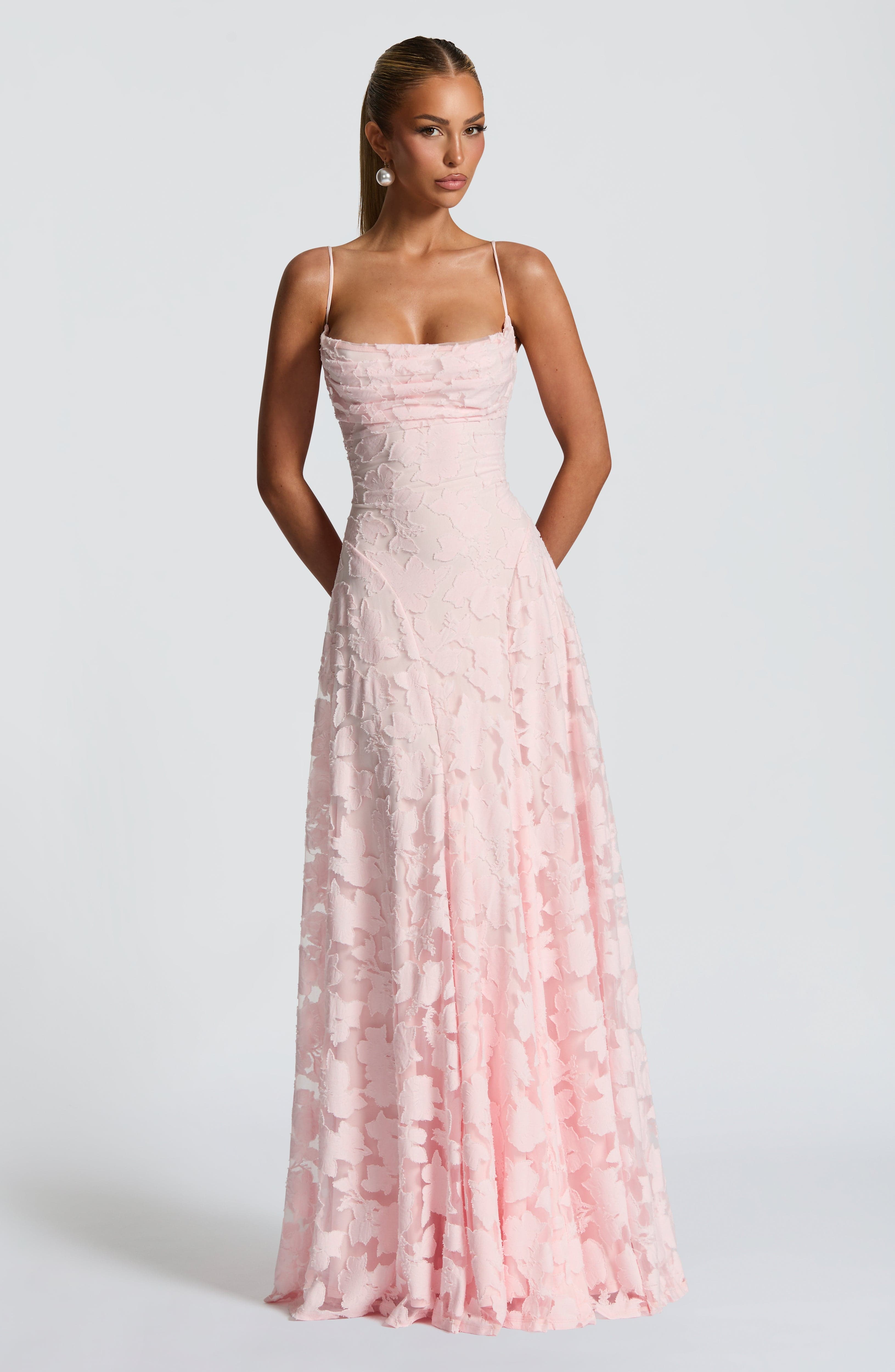 Rebekah Maxi Dress - Blush