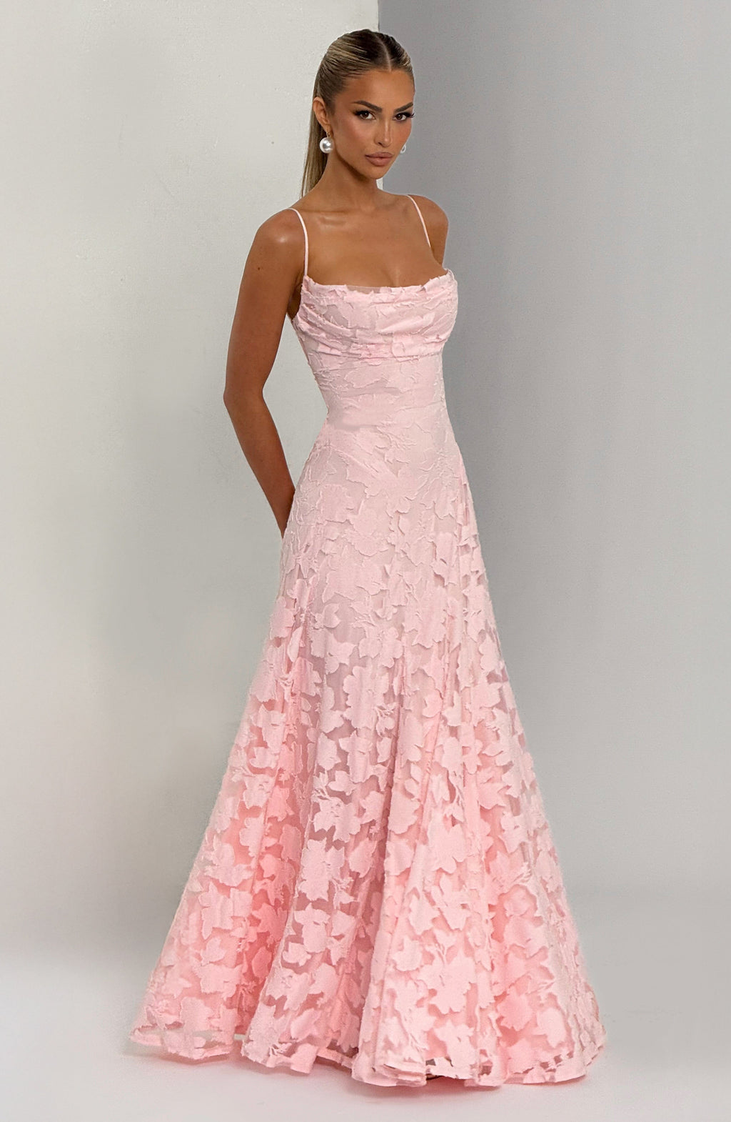 Rebekah Maxi Dress - Blush