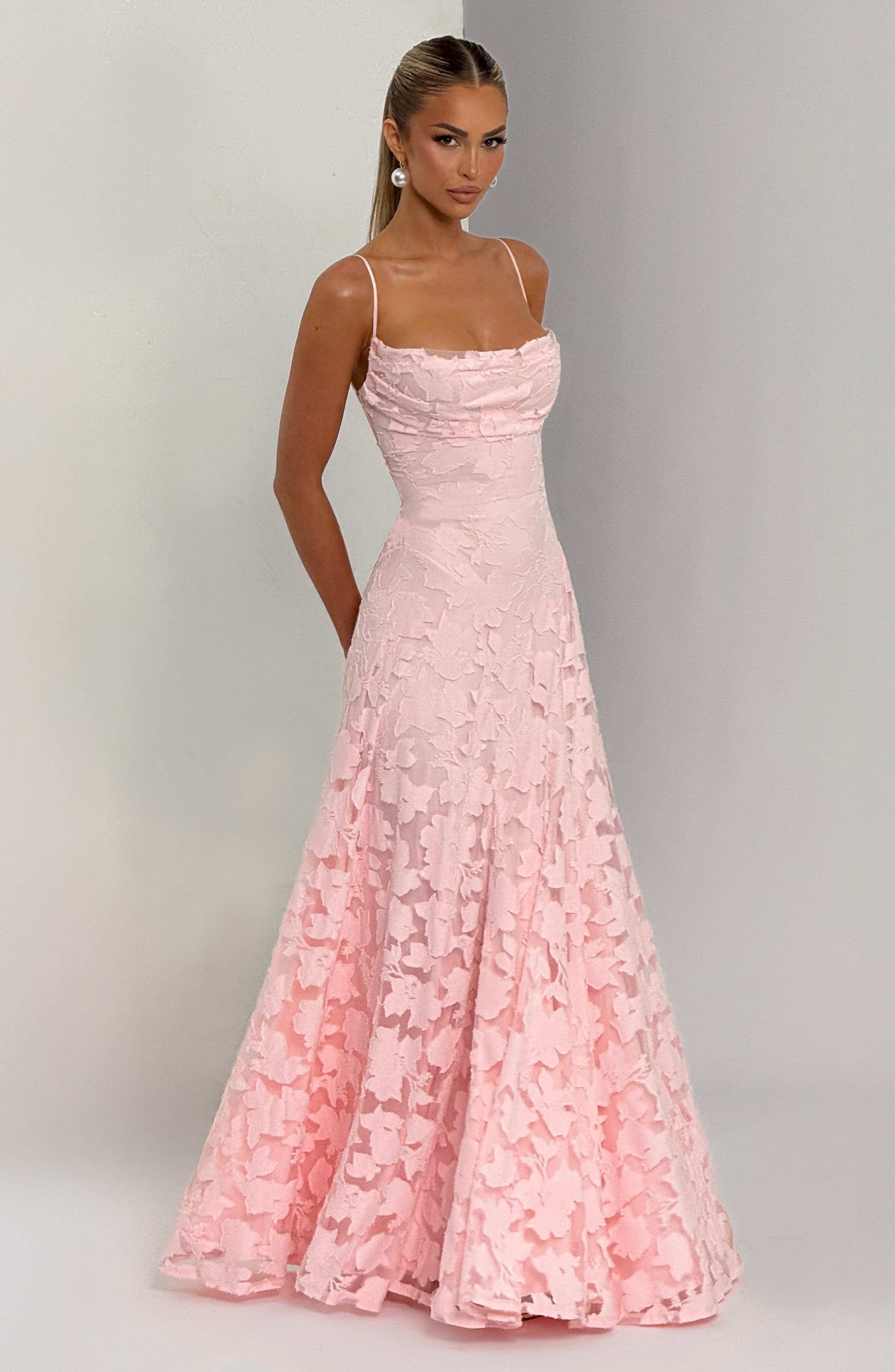 Rebekah Maxi Dress - Blush