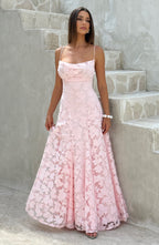 Rebekah Maxi Dress - Blush