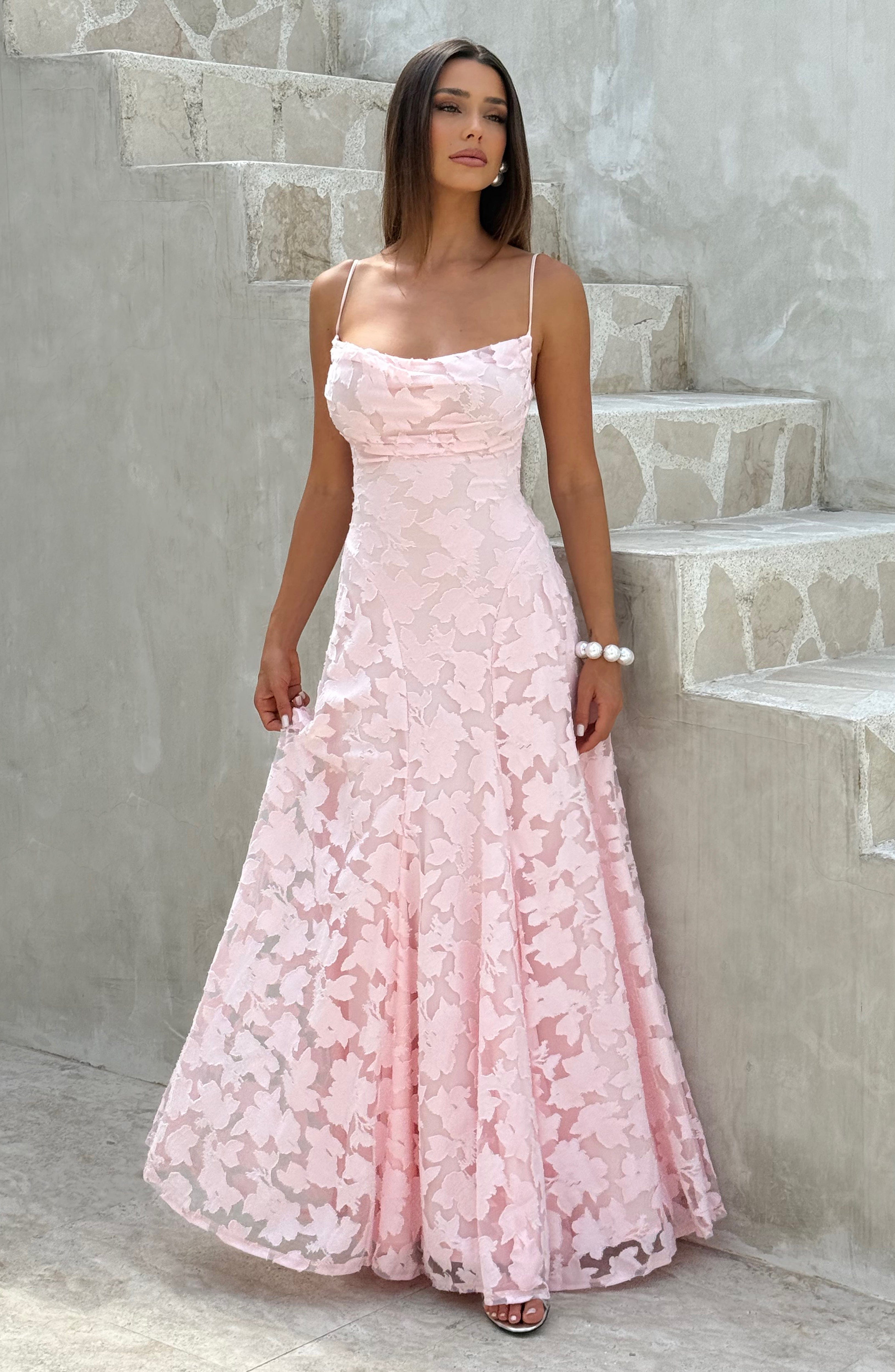 Rebekah Maxi Dress - Blush