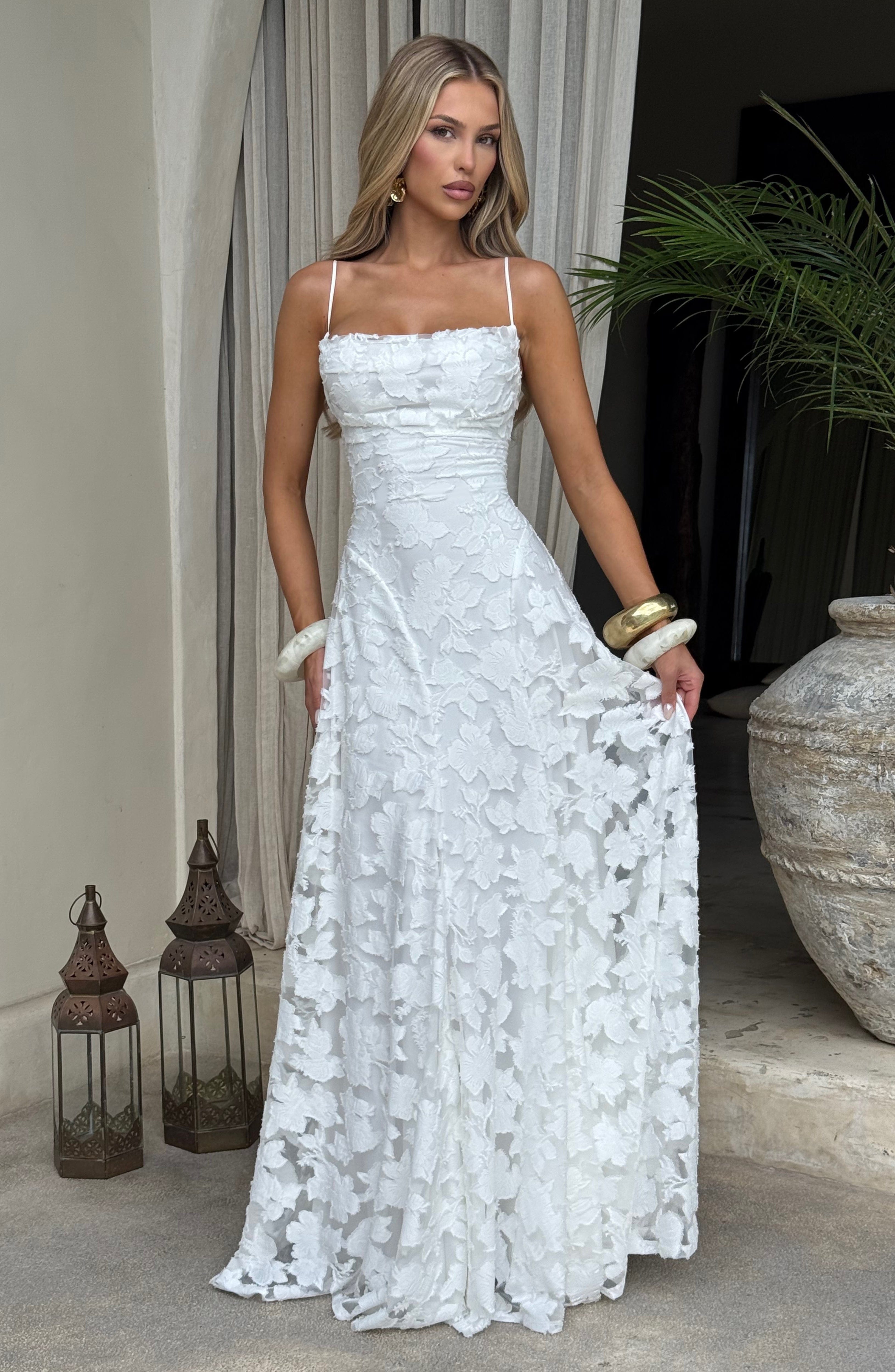 Rebekah Maxi Dress - Ivory