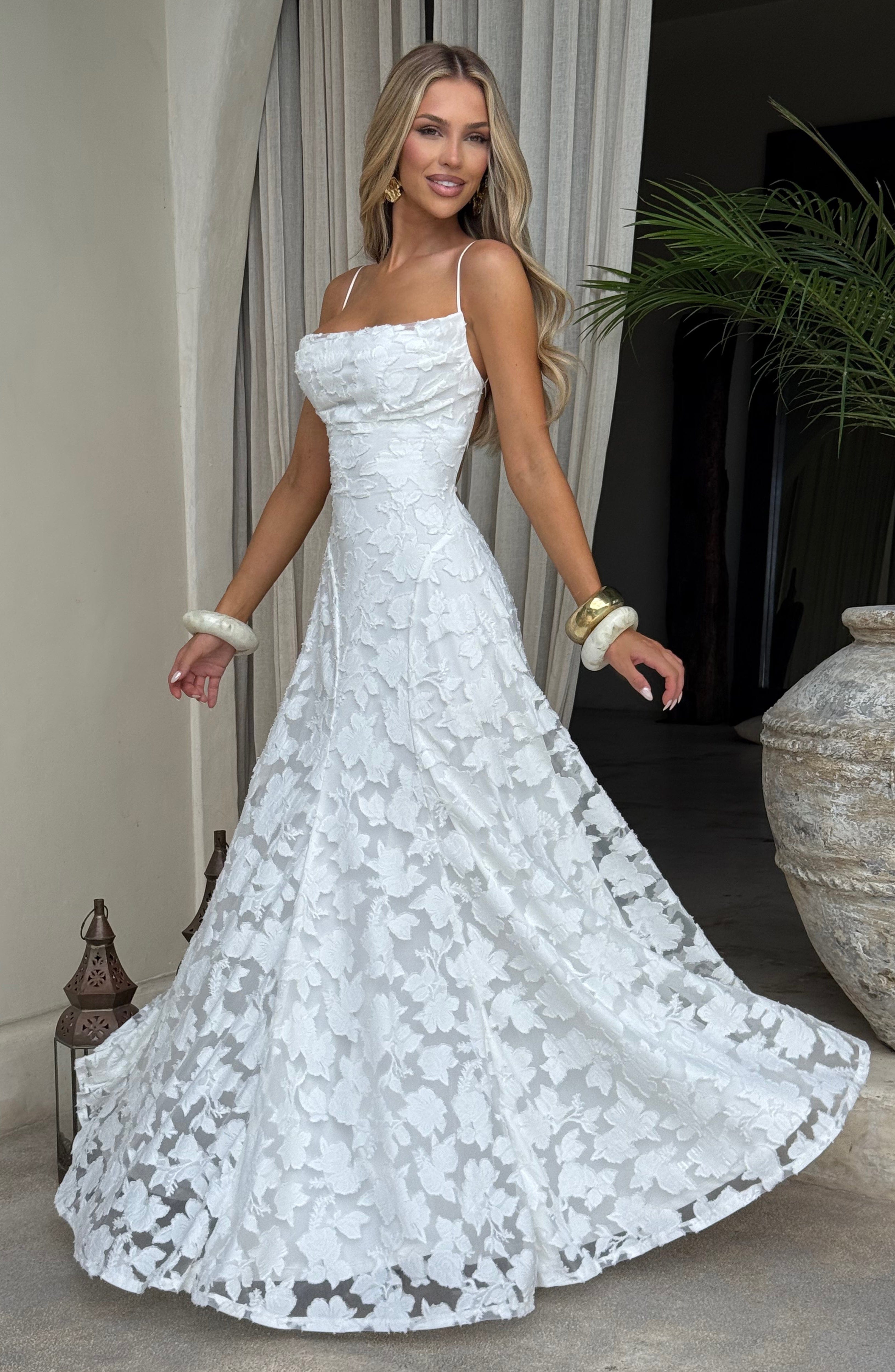Rebekah Maxi Dress - Ivory