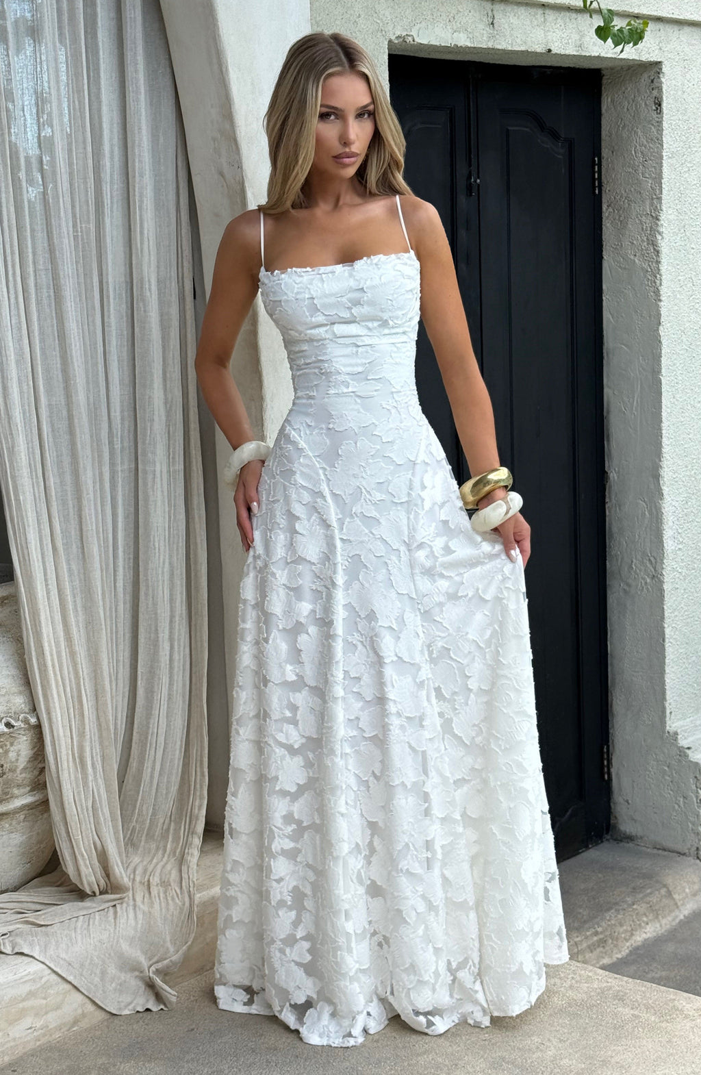 Rebekah Maxi Dress - Ivory
