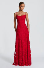 Rebekah Maxi Dress - Red