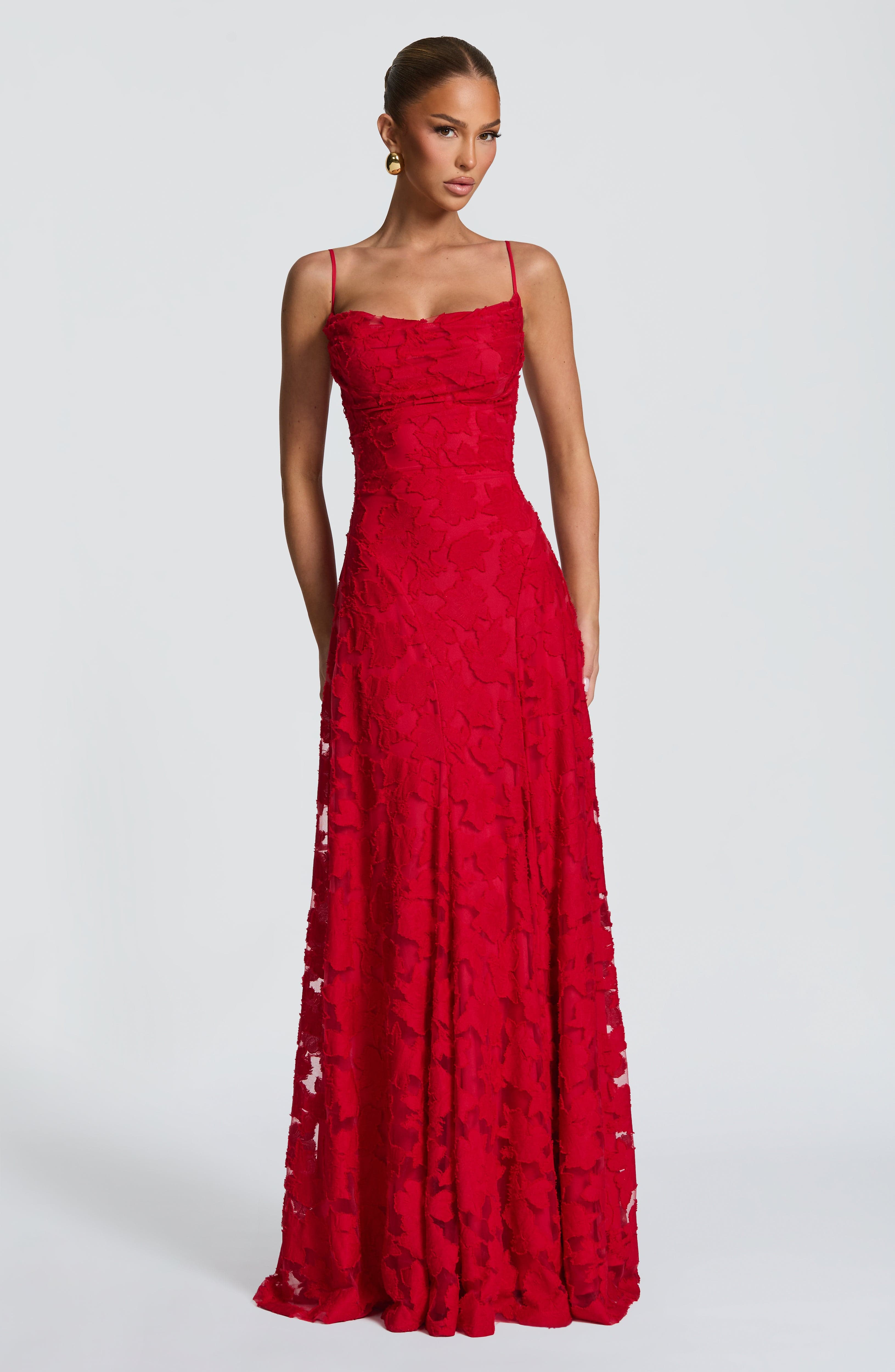Rebekah Maxi Dress - Red