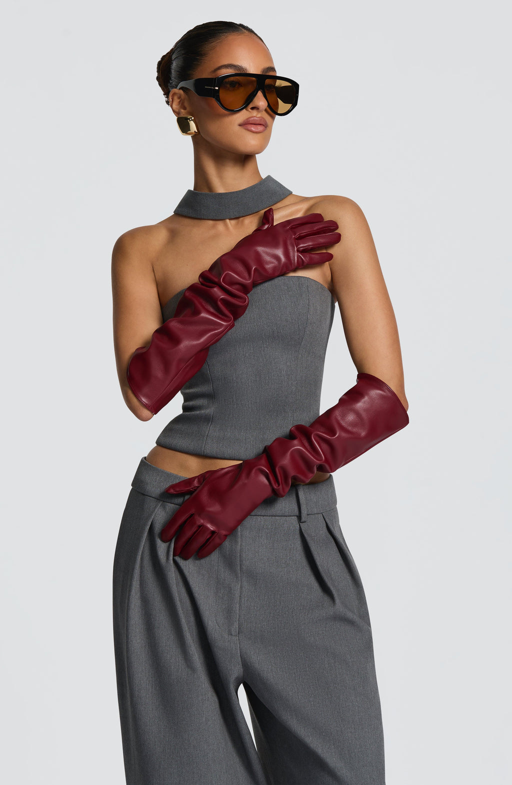 Olivia Gloves - Burgundy