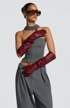 Olivia Gloves - Burgundy