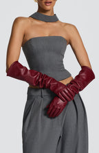 Olivia Gloves - Burgundy