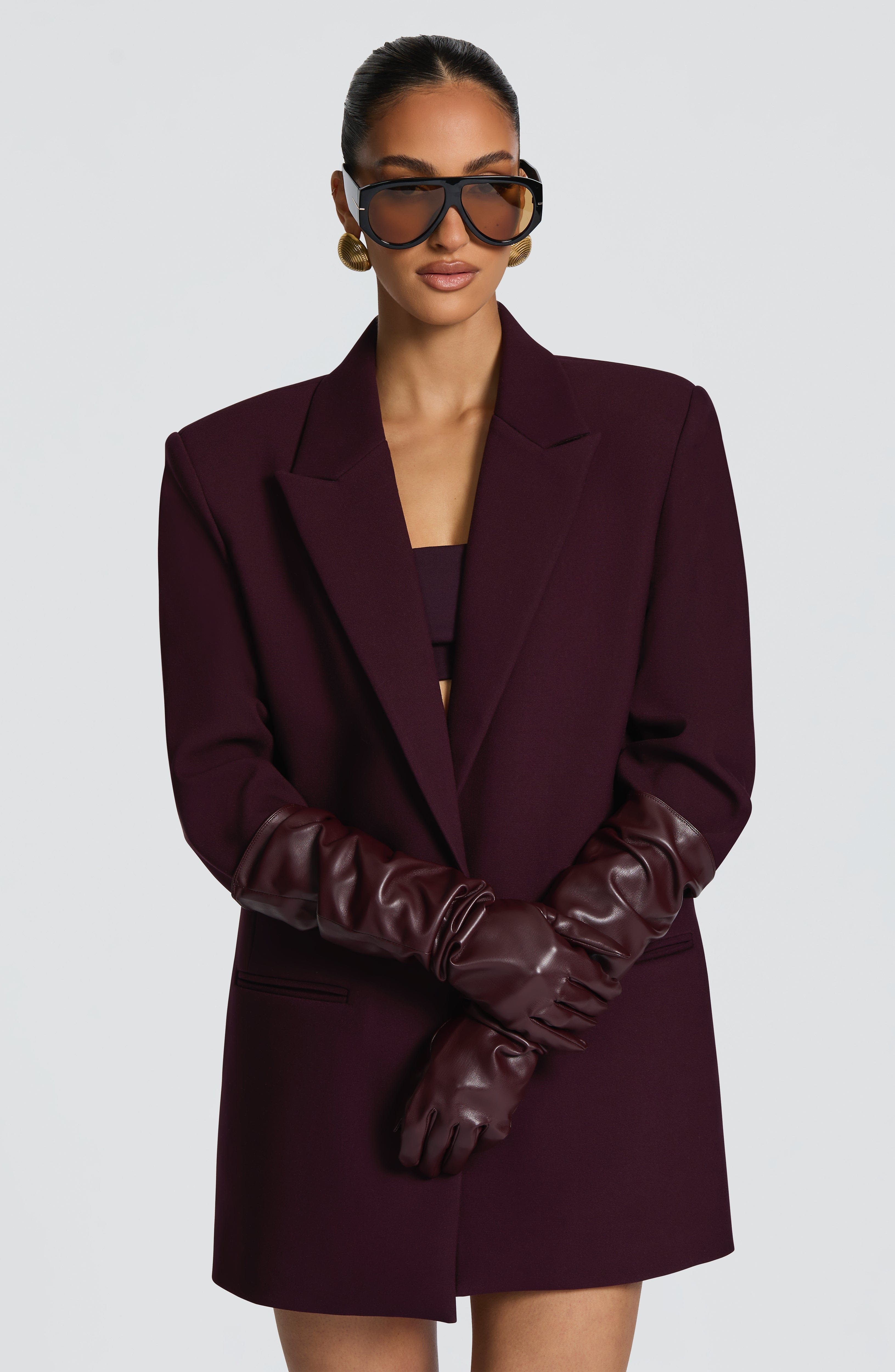 Olivia Gloves - Plum