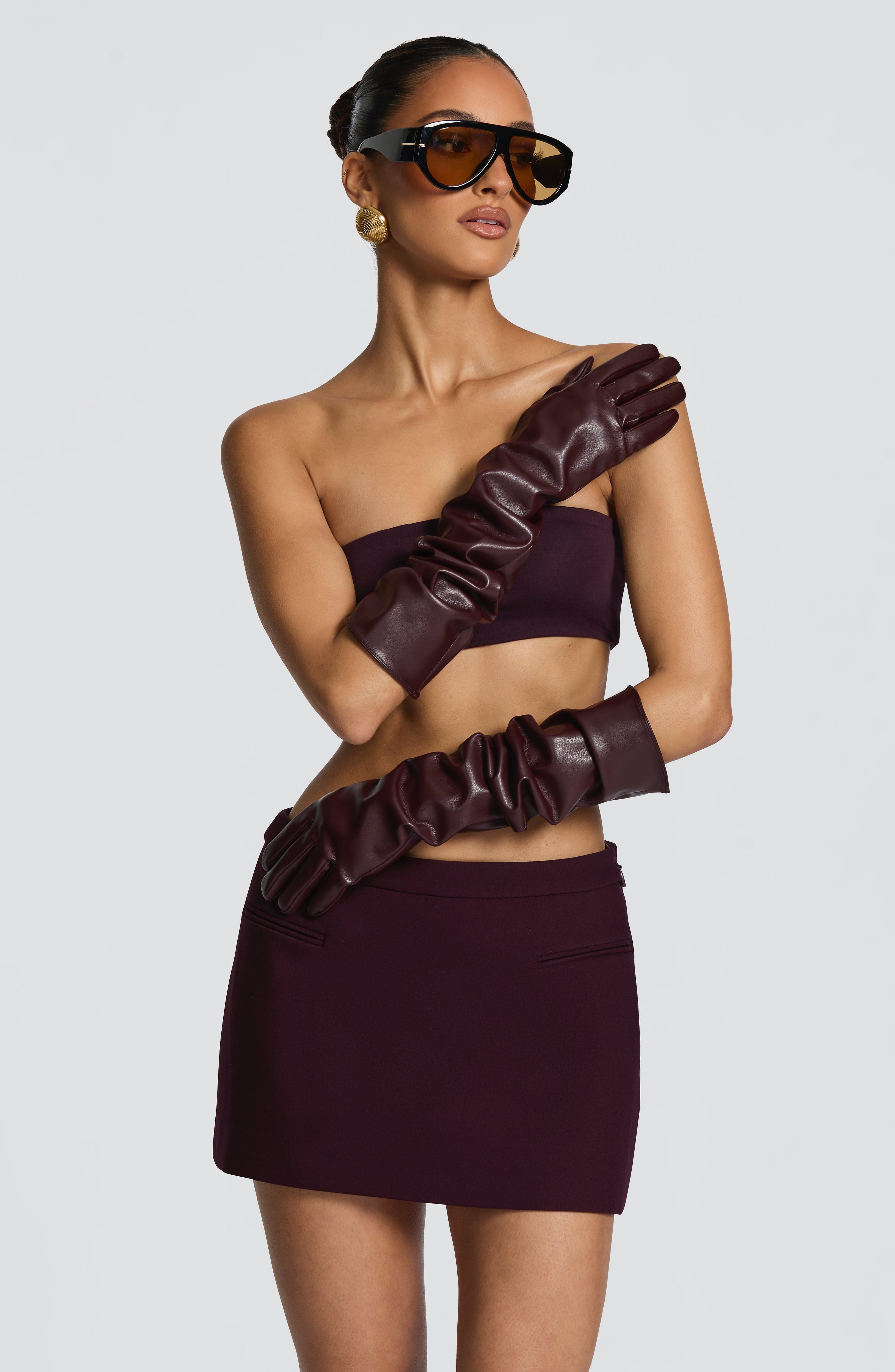 Olivia Gloves - Plum