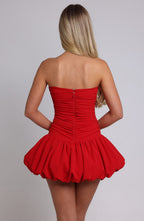 Daisy Mini Dress - Red