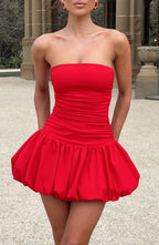 Daisy Mini Dress - Red