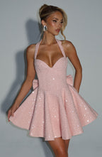 Freya Mini Dress - Blush