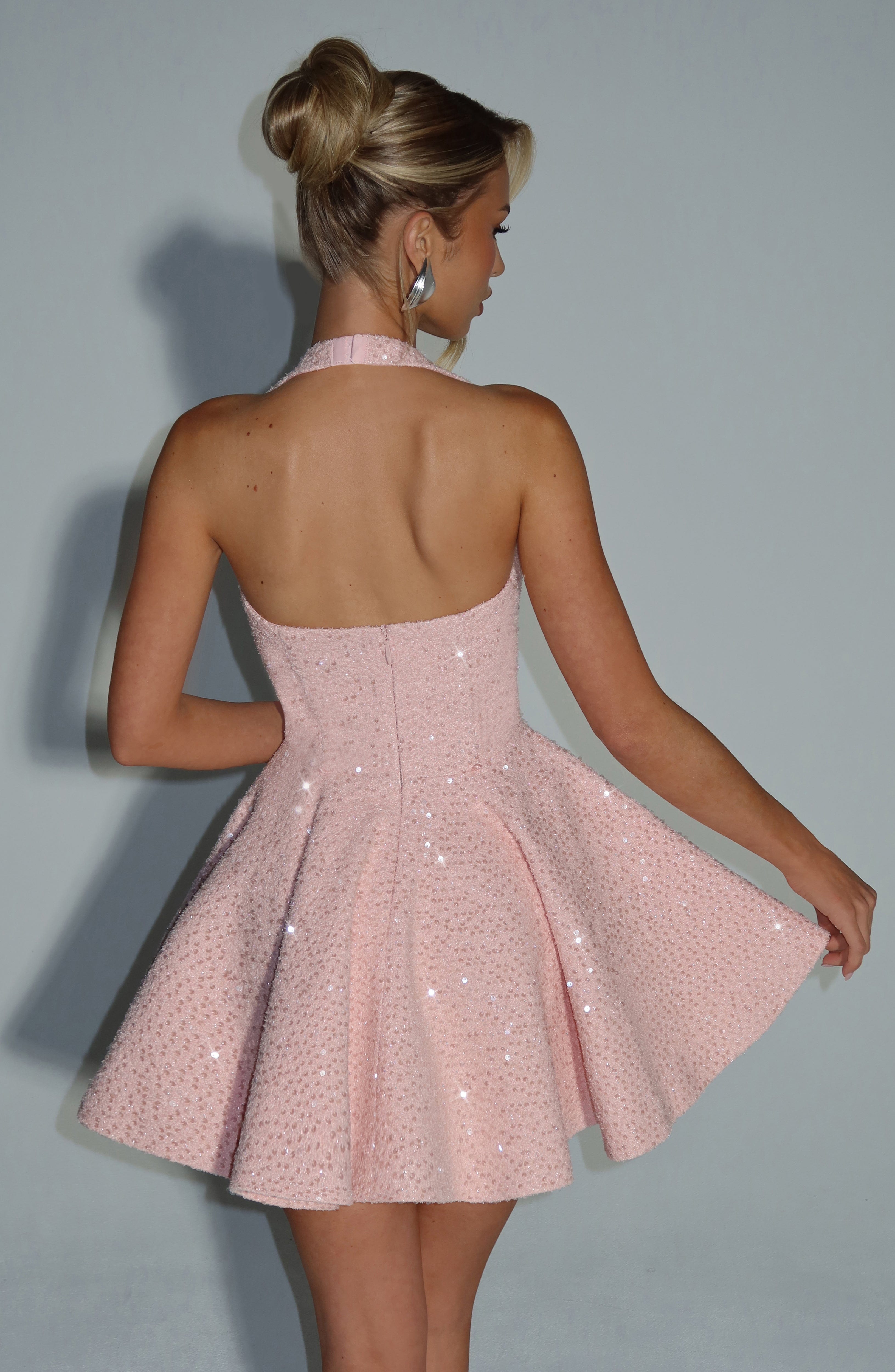 Freya Mini Dress - Blush