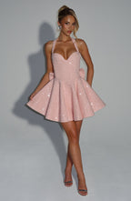 Freya Mini Dress - Blush