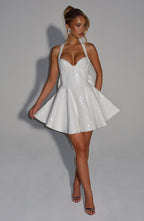 Freya Mini Dress - Ivory