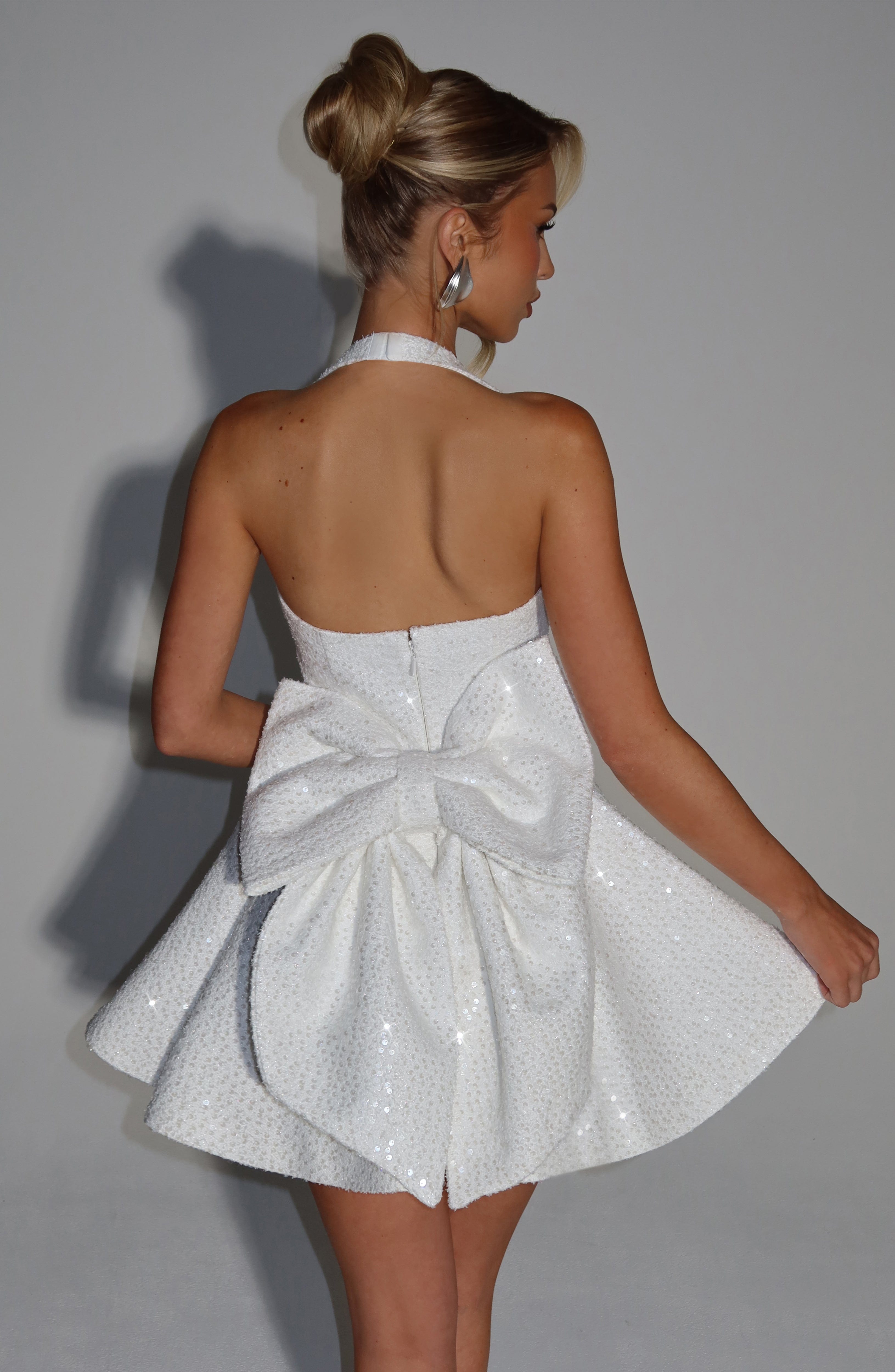 Freya Mini Dress - Ivory