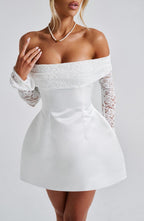 Chloe Mini Dress - Ivory