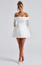 Chloe Mini Dress - Ivory