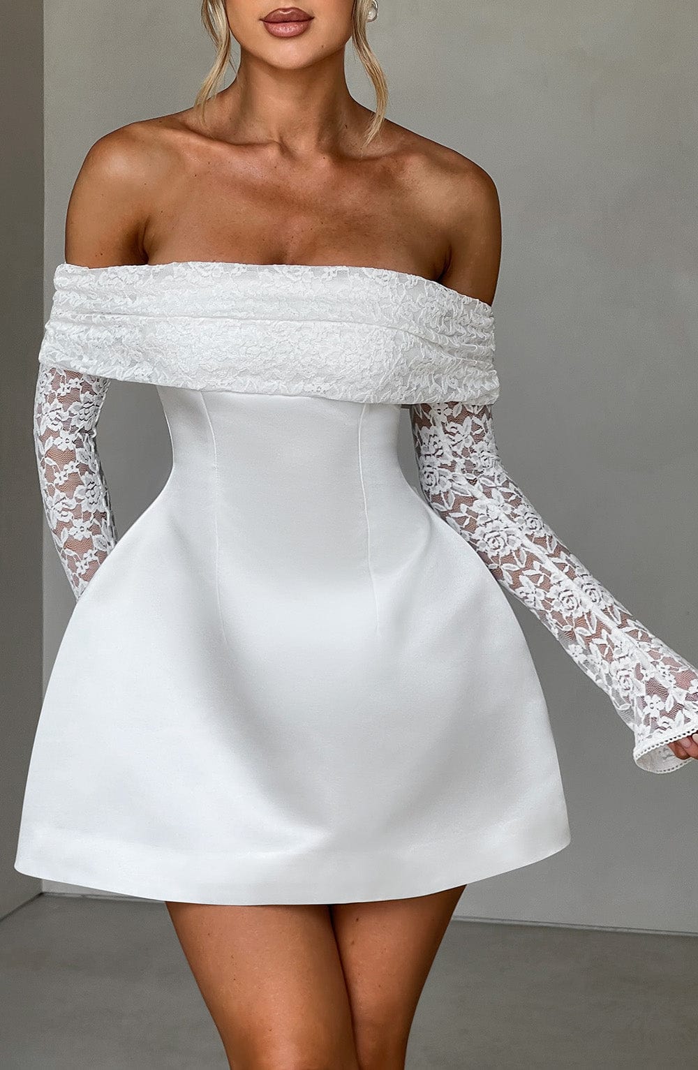 Chloe Mini Dress - Ivory