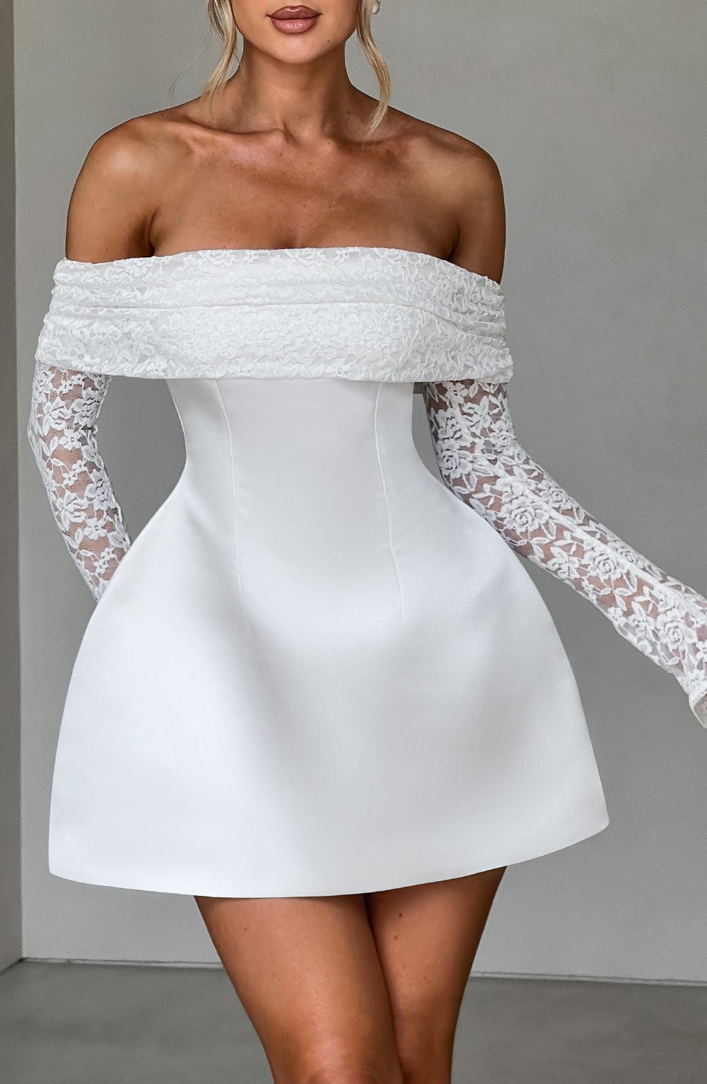 Chloe Mini Dress - Ivory