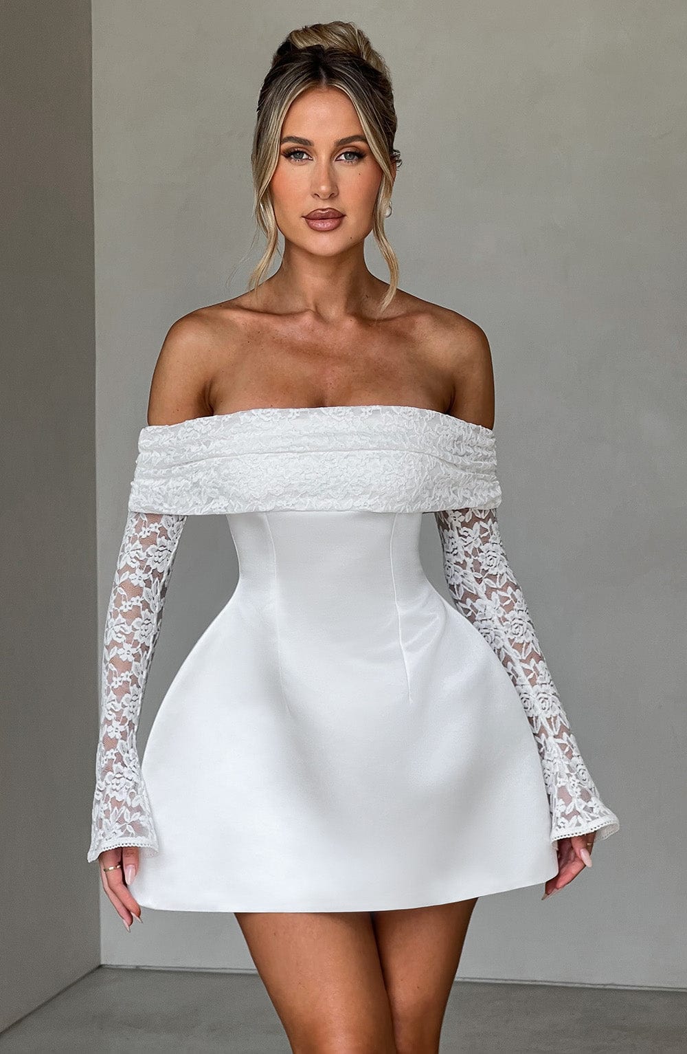 Chloe Mini Dress - Ivory